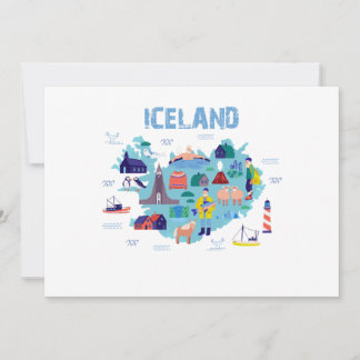 IJsland kaart