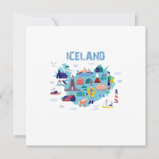 IJsland kaart