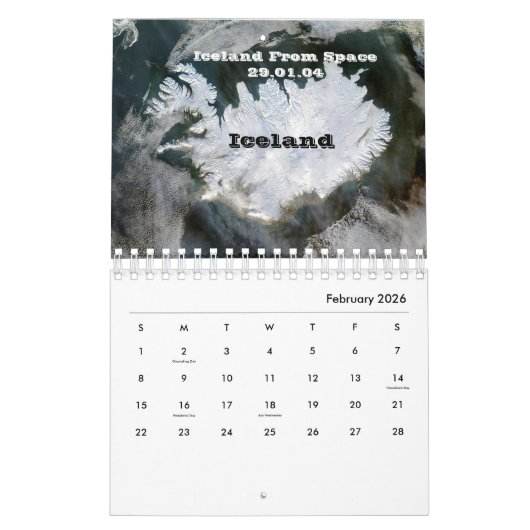 IJsland Kalender (Feb 2026)