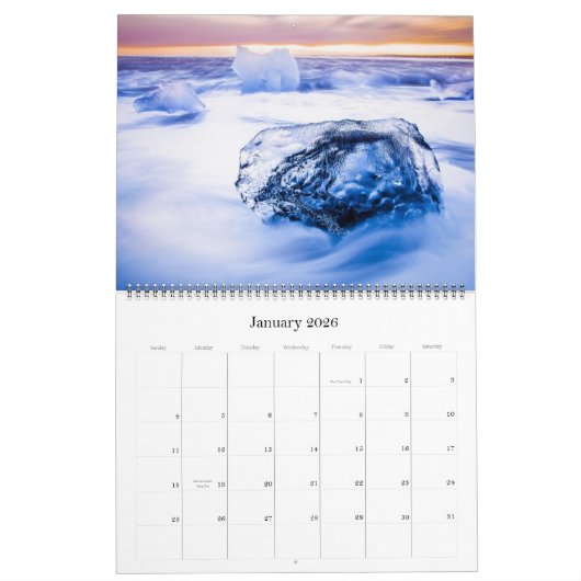 IJsland Kalender (Jan 2026)