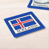 IJsland Kartonnen Onderzetters (Schuin)