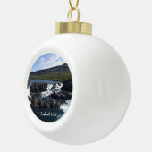 IJsland - Keramisch balplein Keramische Bal Ornament (Rechts)