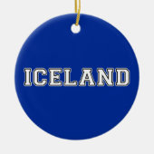IJsland Keramisch Ornament (Voorkant)