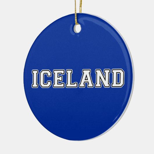 IJsland Keramisch Ornament (Links)