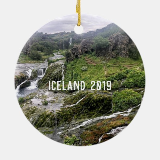 IJsland - Keramisch Ornament (Achterkant)