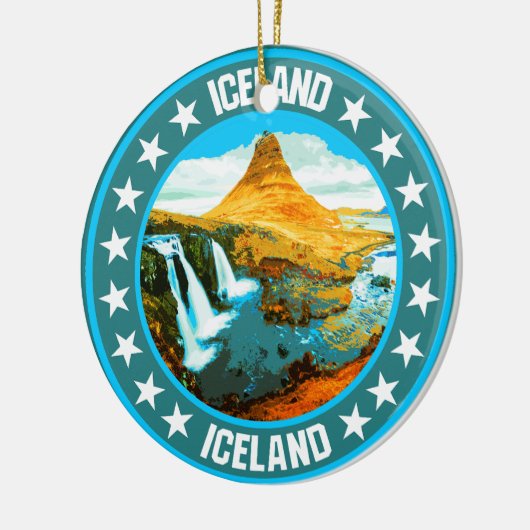 IJsland Keramisch Ornament (Links)