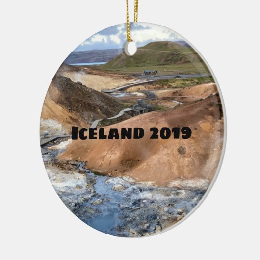 IJsland - keramisch sieraad Keramisch Ornament (Links)