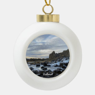 IJsland - Keramische Bal Ornament