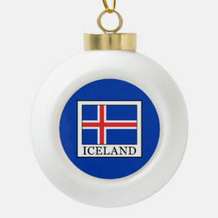 IJsland Keramische Bal Ornament