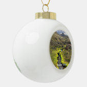 IJsland - Keramische Balornament Bal Ornament (Links)