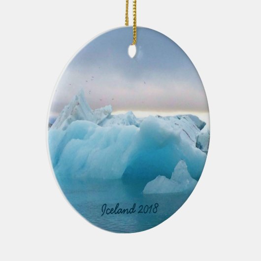 IJsland - kerstversiering Keramisch Ornament (Rechts)