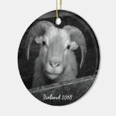 IJsland - kerstversiering Keramisch Ornament (Links)