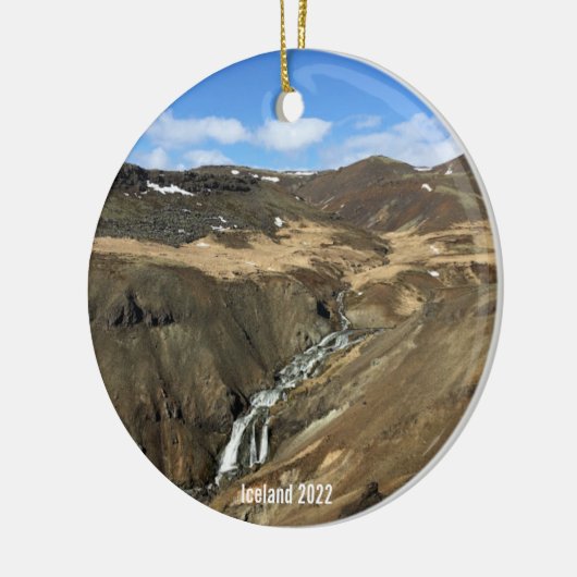 IJsland kerstversiering Keramisch Ornament (Links)