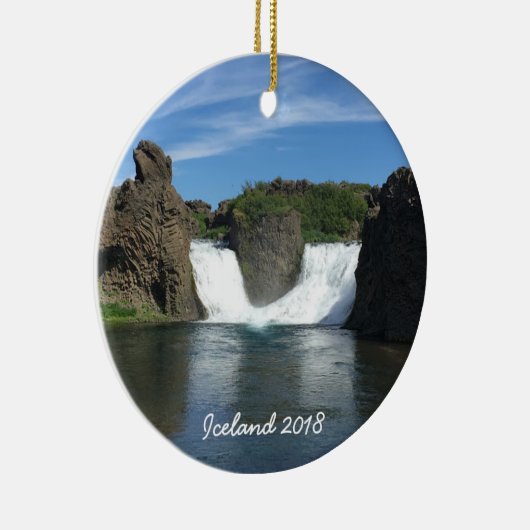 IJsland - kerstversiering Keramisch Ornament (Rechts)