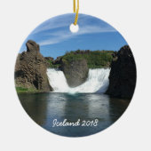 IJsland - kerstversiering Keramisch Ornament (Voorkant)