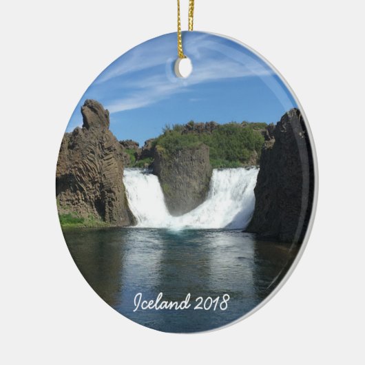 IJsland - kerstversiering Keramisch Ornament (Links)