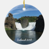 IJsland - kerstversiering Keramisch Ornament (Achterkant)