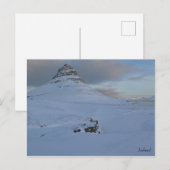 IJsland Kirkjuviel Briefkaart (Voorkant / Achterkant)