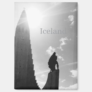 IJsland Koelkastmagneet – Hallgrímskirkja Kerk Magneet