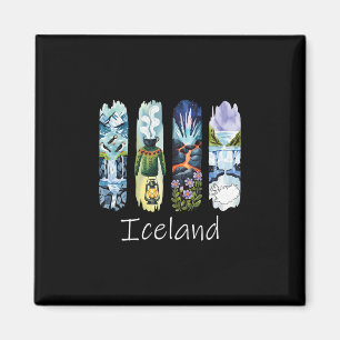 IJsland Kwast IJslands Vakantie Souvenir IJsland Magneet
