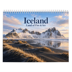 IJsland Land van Vuur & IJs Natuur Landschap Kalender