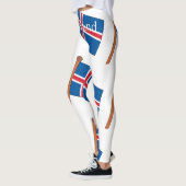 IJsland Land Vlag Thunder_Cove Leggings (Links)