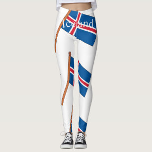 IJsland Land Vlag Thunder_Cove Leggings