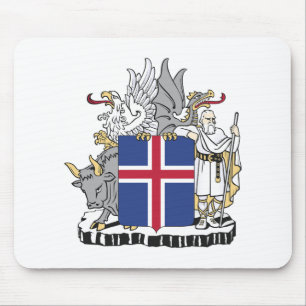 IJsland land wapen wapens symbool embleem vlag Muismat