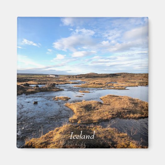 IJsland landschapsmagneet Magneet (Voorkant)