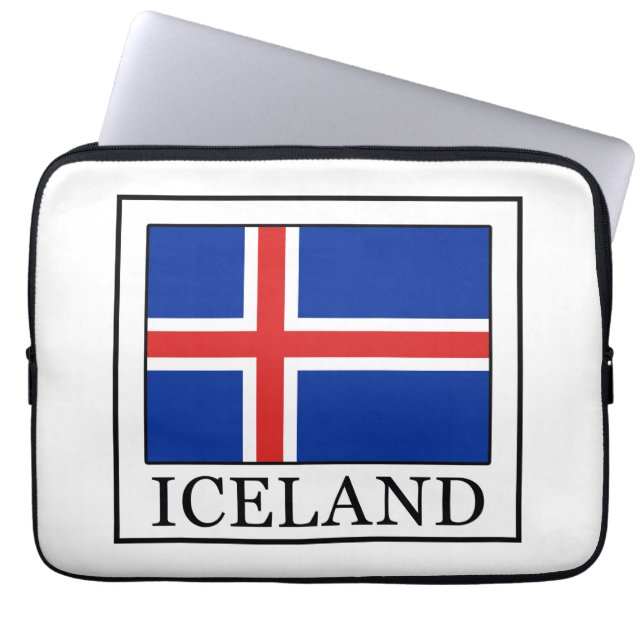 IJsland Laptop Sleeve (Voorkant)