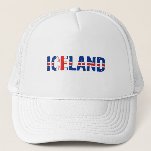 IJsland liefde patriot Trucker Pet (Voorkant)