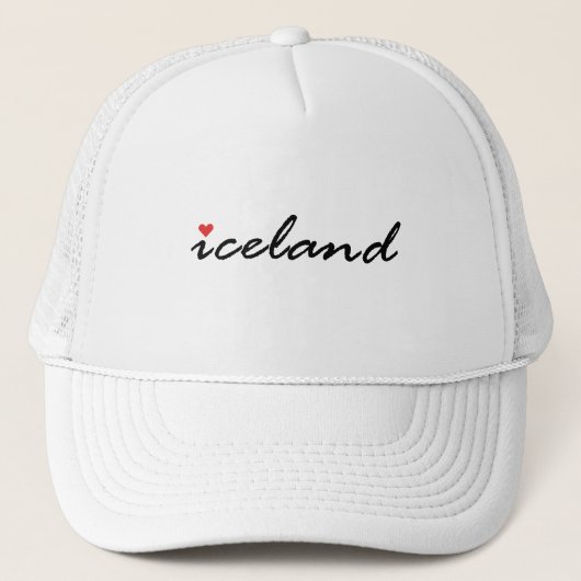 IJsland liefde patriot Trucker Pet (Voorkant)