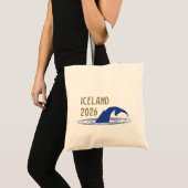 IJsland Logo met staart van walvis voor klant Tote Bag (Voorkant (product))
