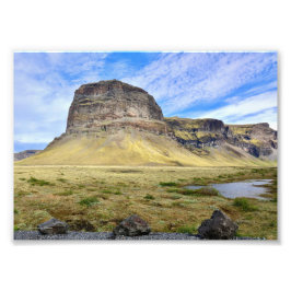 IJsland-Lómagnúpur Foto Afdruk