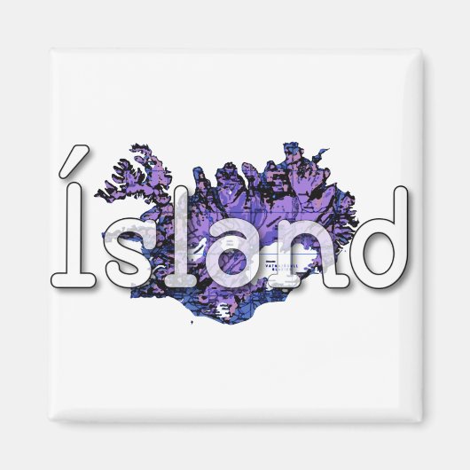 IJsland Magneet (Voorkant)