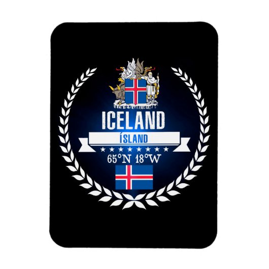 IJsland Magneet (Verticaal)