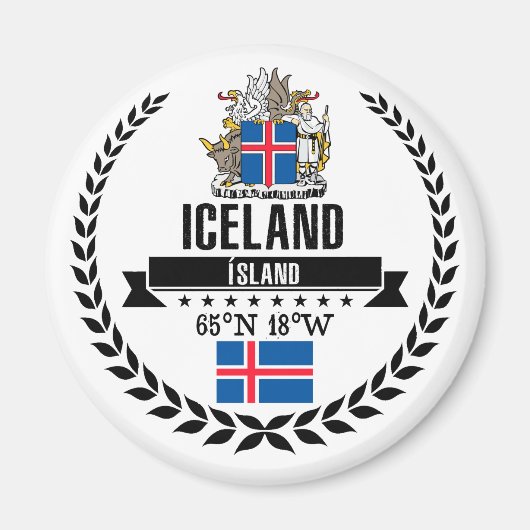 IJsland Magneet (Voorkant)