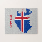 IJSLAND MAP LEGPUZZEL (Horizontaal)