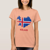 IJSLAND MAP T-SHIRT (Voorkant)