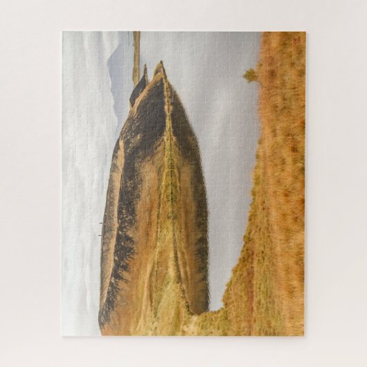 IJsland - meer van Myvatn Legpuzzel (Verticaal)