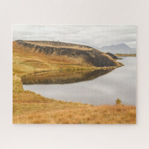 IJsland - meer van Myvatn Legpuzzel