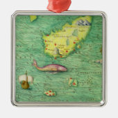 IJsland Metalen Ornament (Voorkant)