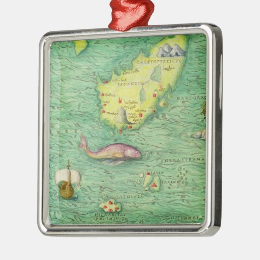 IJsland Metalen Ornament (Links)