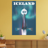 IJsland middeleval Sword Canvas Afdruk (Insitu (Woonkamer))