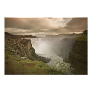 IJsland, Nationaal Park Jokulsargljufur. Foto Afdruk