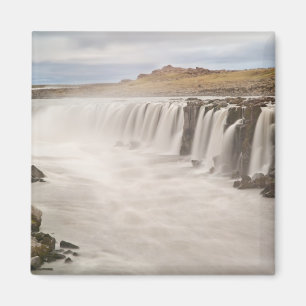 IJsland, Nationaal Park Jokulsargljufur. Uitzicht  Magneet