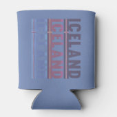 IJsland National Pride Sports Koelbox Sleeve Blikjeskoeler (Achterkant)