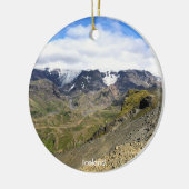 IJsland natuur - keramische ornament (Links)