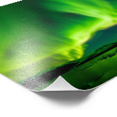 IJsland Noordelijke Lichten Foto Afdruk (Hoek)