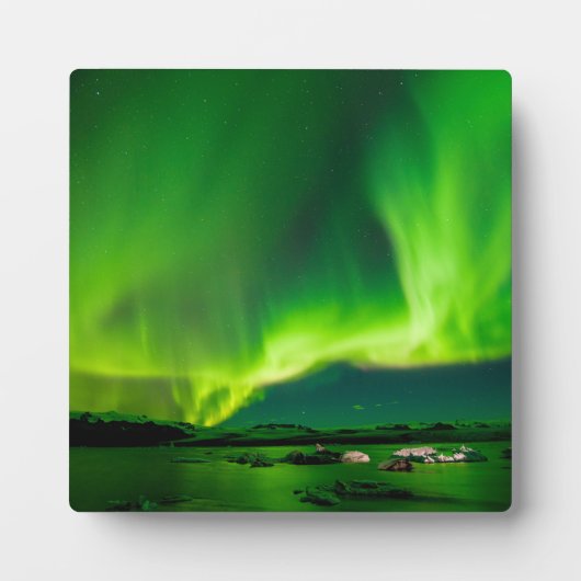IJsland Noordelijke Lichten Fotoplaat (Voorkant)